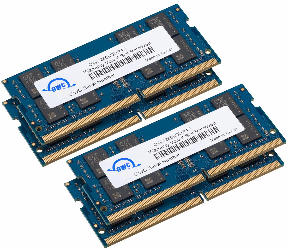 OWC 96GB (2 x 32GB + 2 x 16GB) PC4-21300 DDR4 2666MHz SODIMMs ram memory upgrade OWC 96GB (2 x 32GB + 2 x 16GB) PC4-21300 DDR4 2666MHz SODIMMs ram memory upgrade